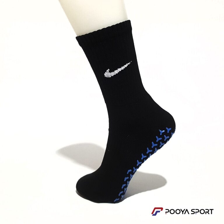 جوراب ورزشی استپ دار حوله ای نایک Nike ساق متوسط مشکی