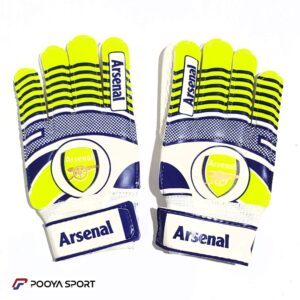 دستکش دروازه بانی بچه گانه 5 تا 12 سال فنر دار Arsenal