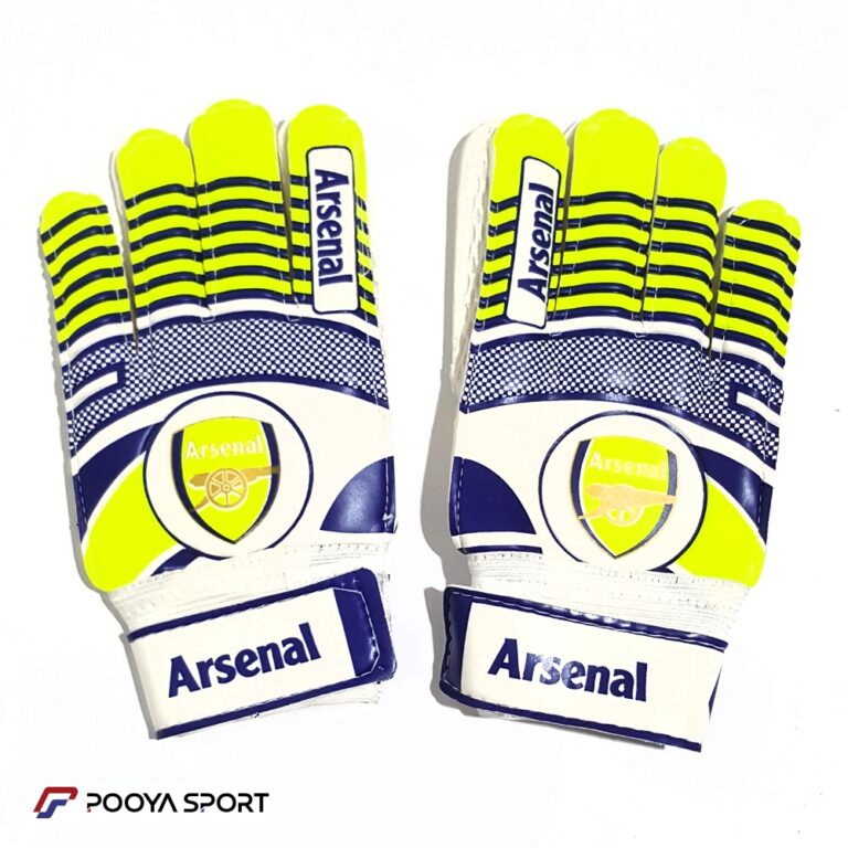 دستکش دروازه بانی بچه گانه 5 تا 12 سال فنر دار Arsenal