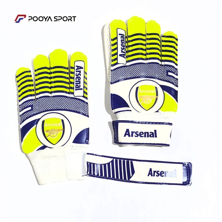 دستکش دروازه بانی بچه گانه 5 تا 12 سال فنر دار Arsenal