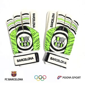 دستکش دروازه بانی بچه گانه 5 تا 12 سال فنر دار FC Barcelona