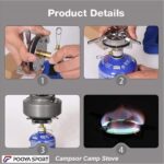 سر شعله تنظیم شو پیکنیکی PORTABLE کمپسور Campsor اصل