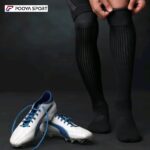 جوراب فوتبال ساق بلند حوله ای جوانان Sport مشکی
