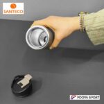 نمای نزدیک درب لولایی ضد نشتی فلاسک سانتکو