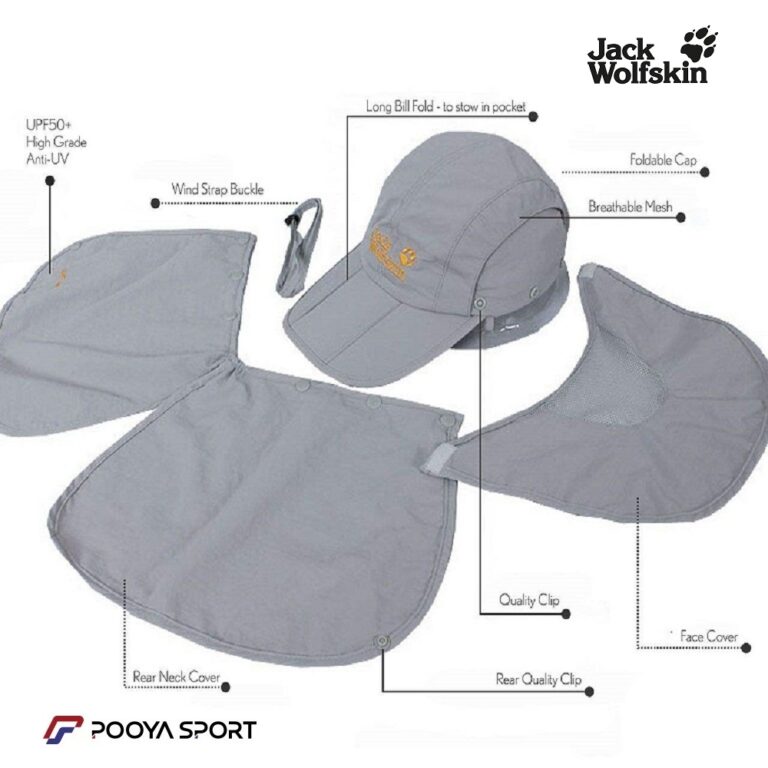 کلاه کوهنوردی سه تیکه برند جک ولف jack wolfskin