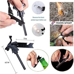سنگ چخماق بلند و آتش زنه منیزیم Fire Starter چند کاره اصل